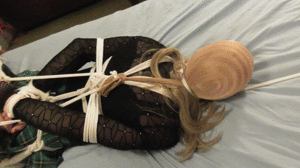 xsiteability.com - Tartan Skirt Bed Bondage 2 thumbnail